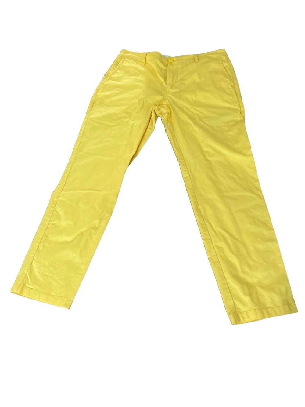 Armani Exchange Yellow Men’s Slim Fit Cotton Chinos Pant Size 34